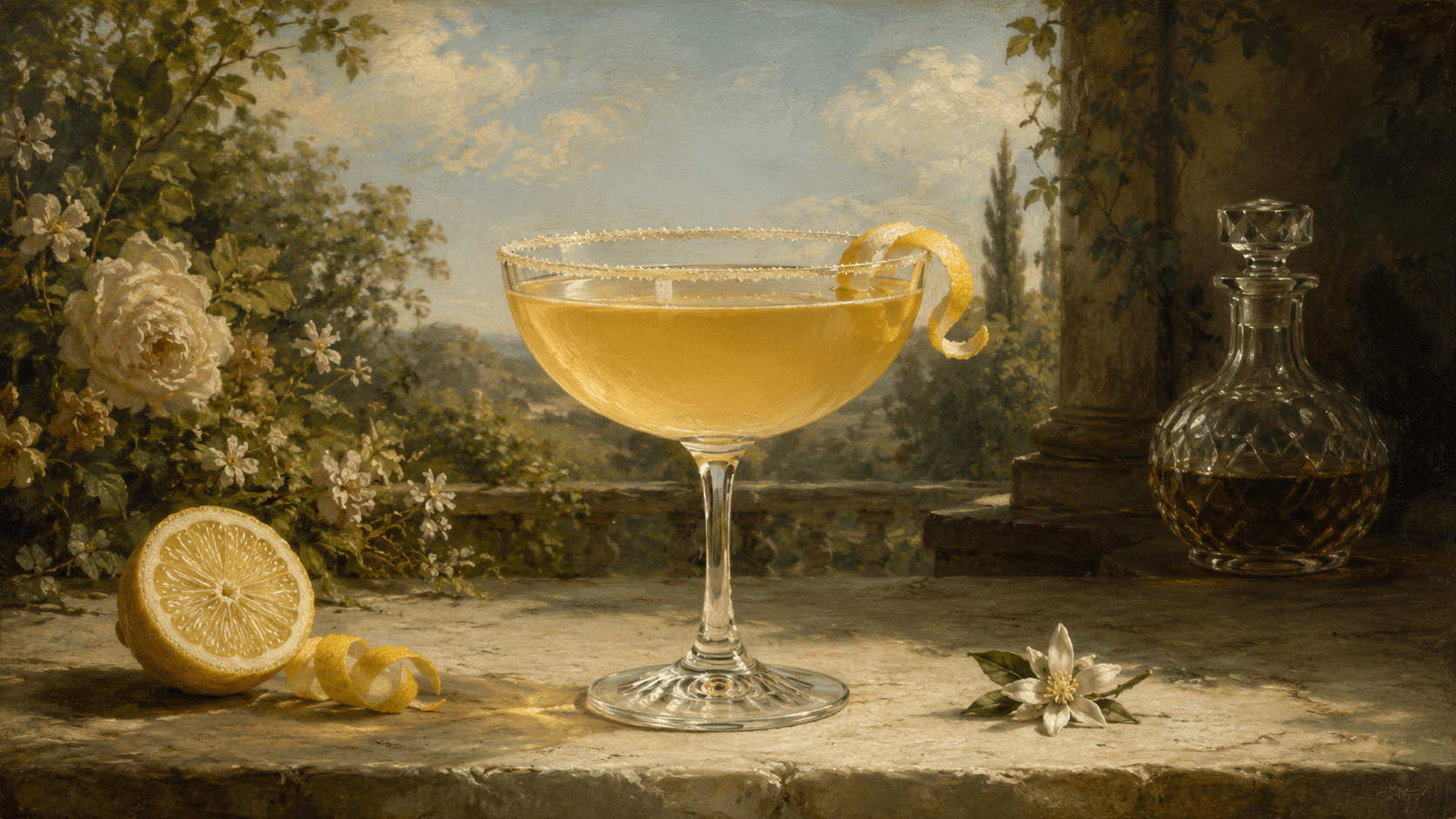 Sidecar cocktail