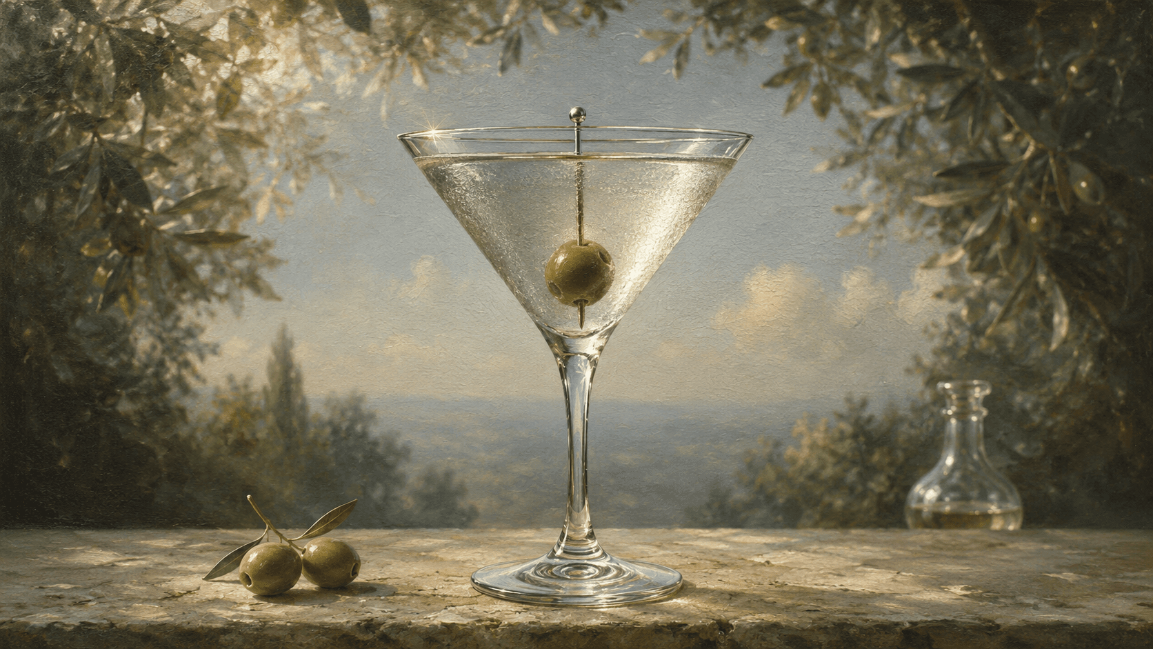 Martini cocktail