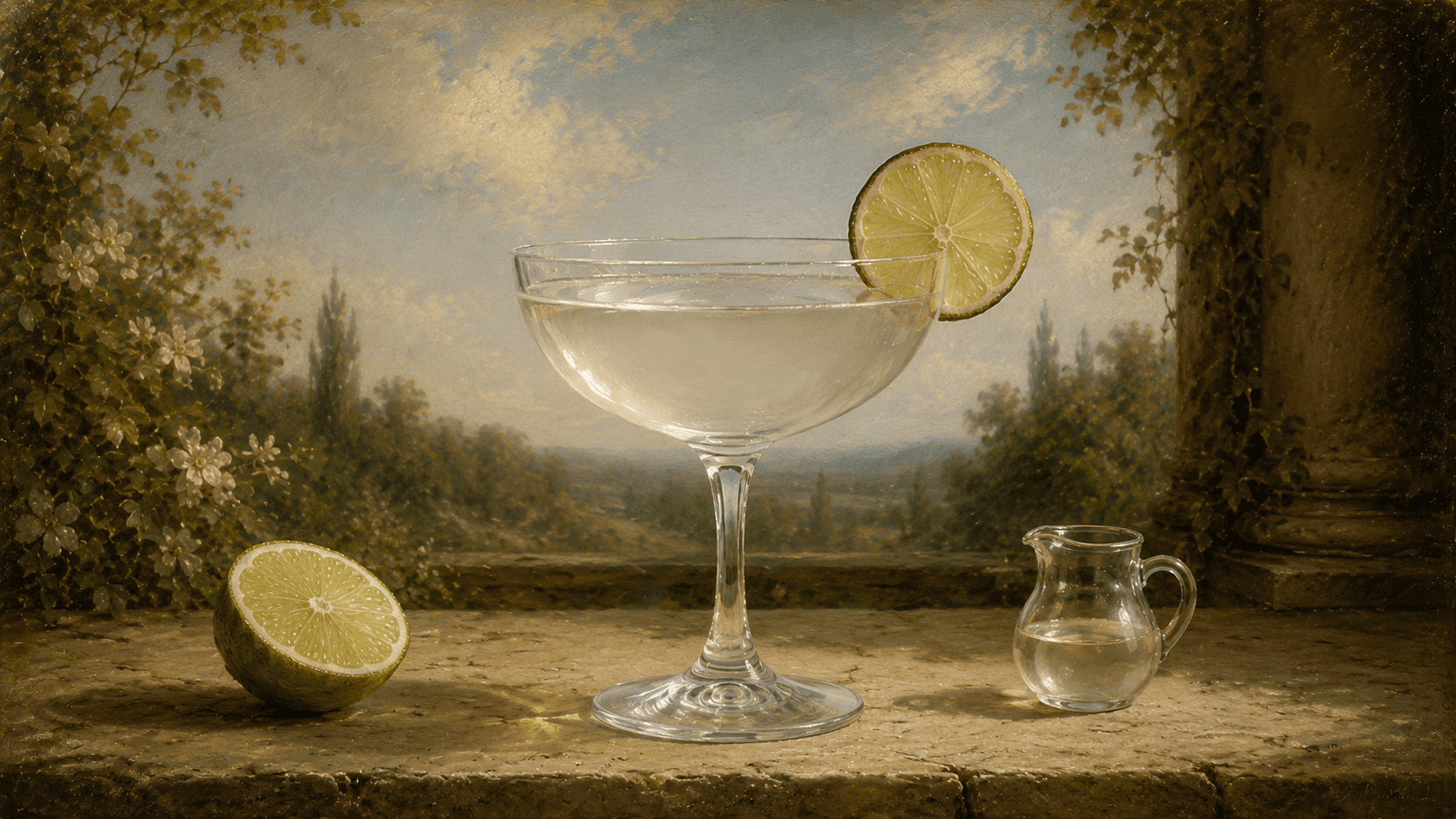 Gimlet cocktail