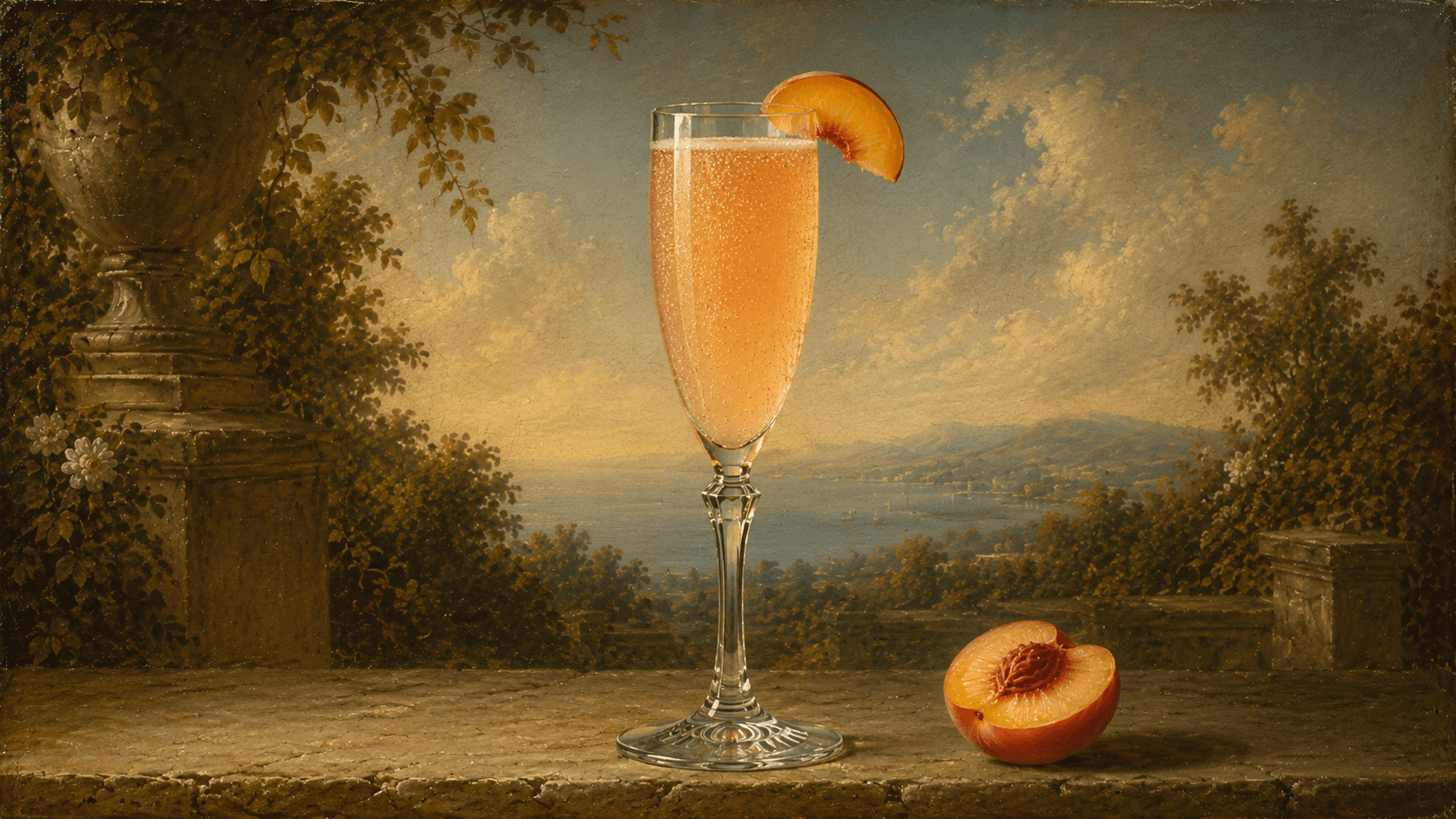 Bellini cocktail