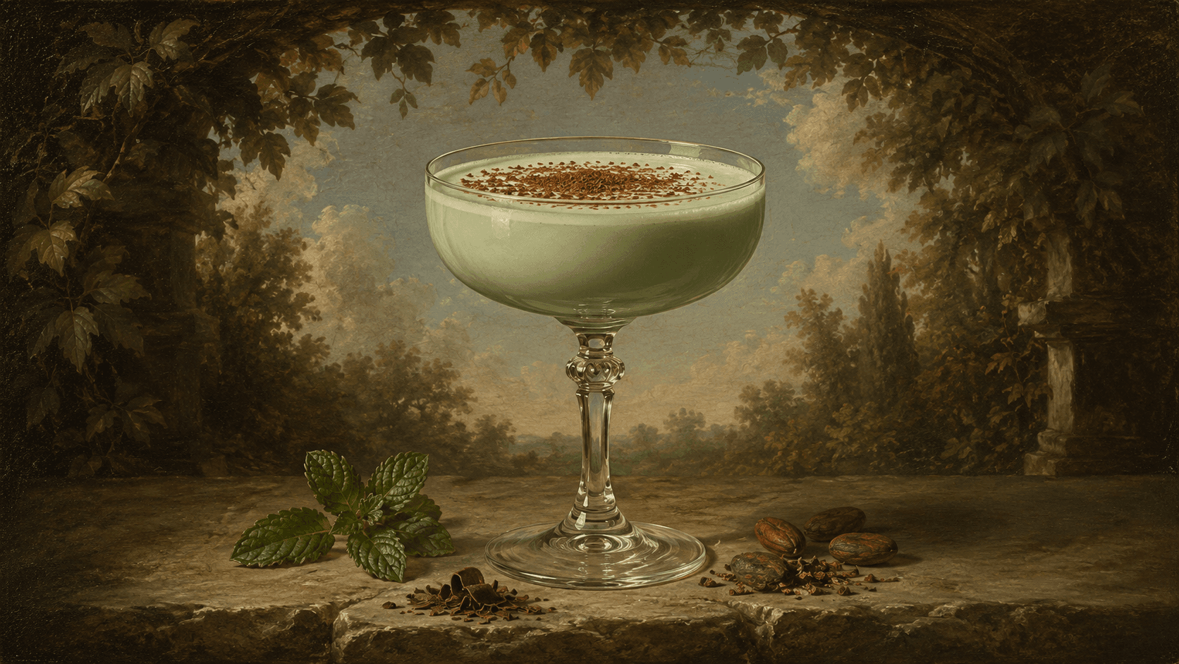 Grasshopper cocktail