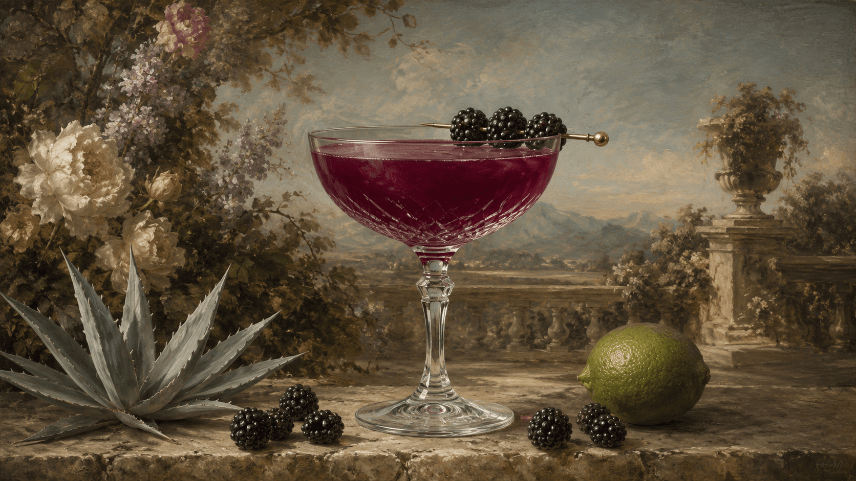 Blackberry Margarita cocktail