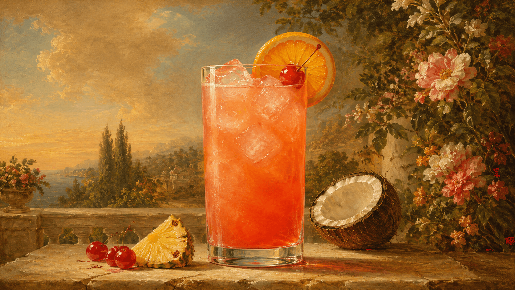 Bahama Mama cocktail