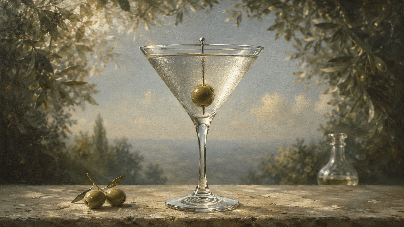Martini cocktail