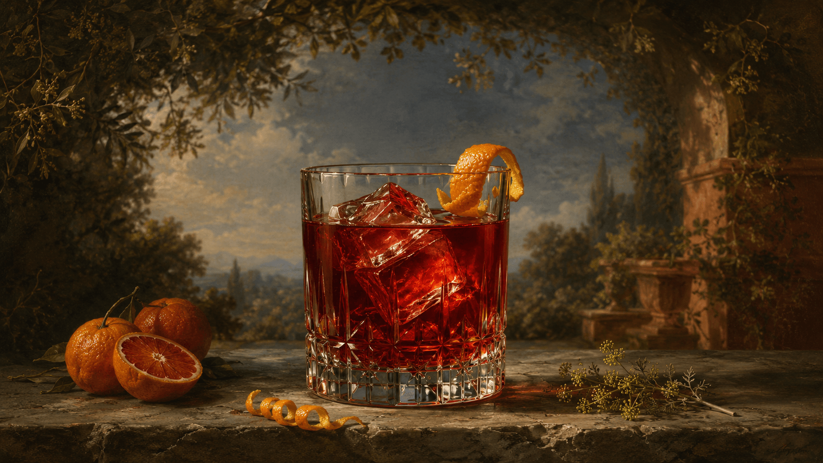 Negroni cocktail