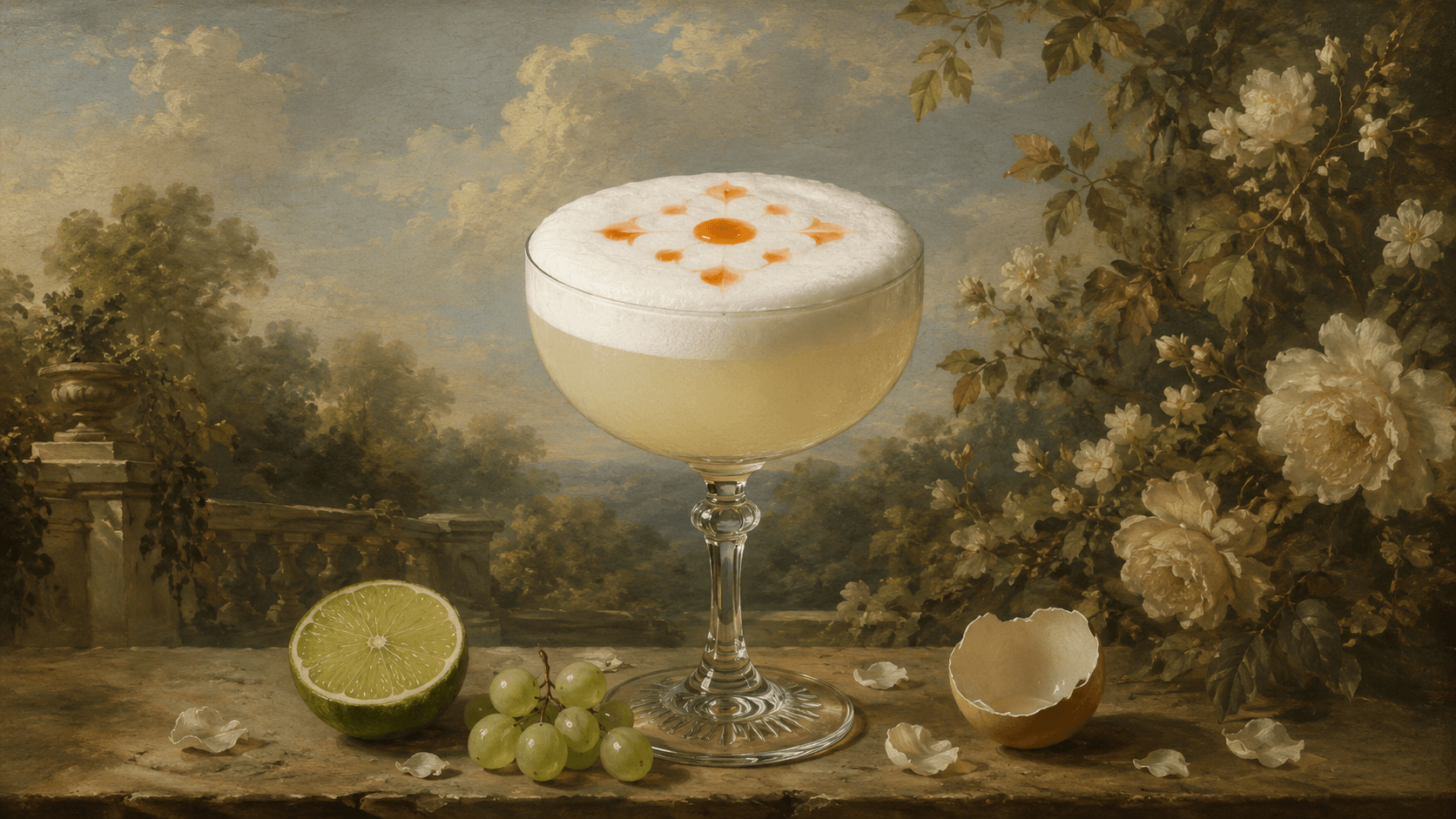 Pisco Sour cocktail