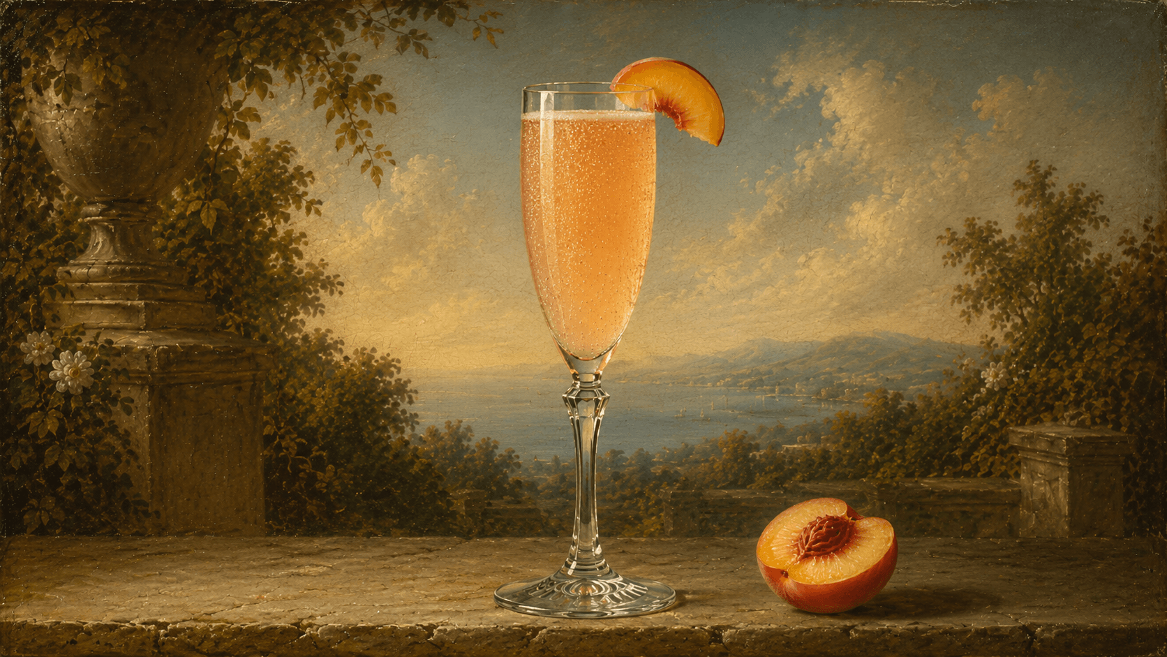 Bellini cocktail