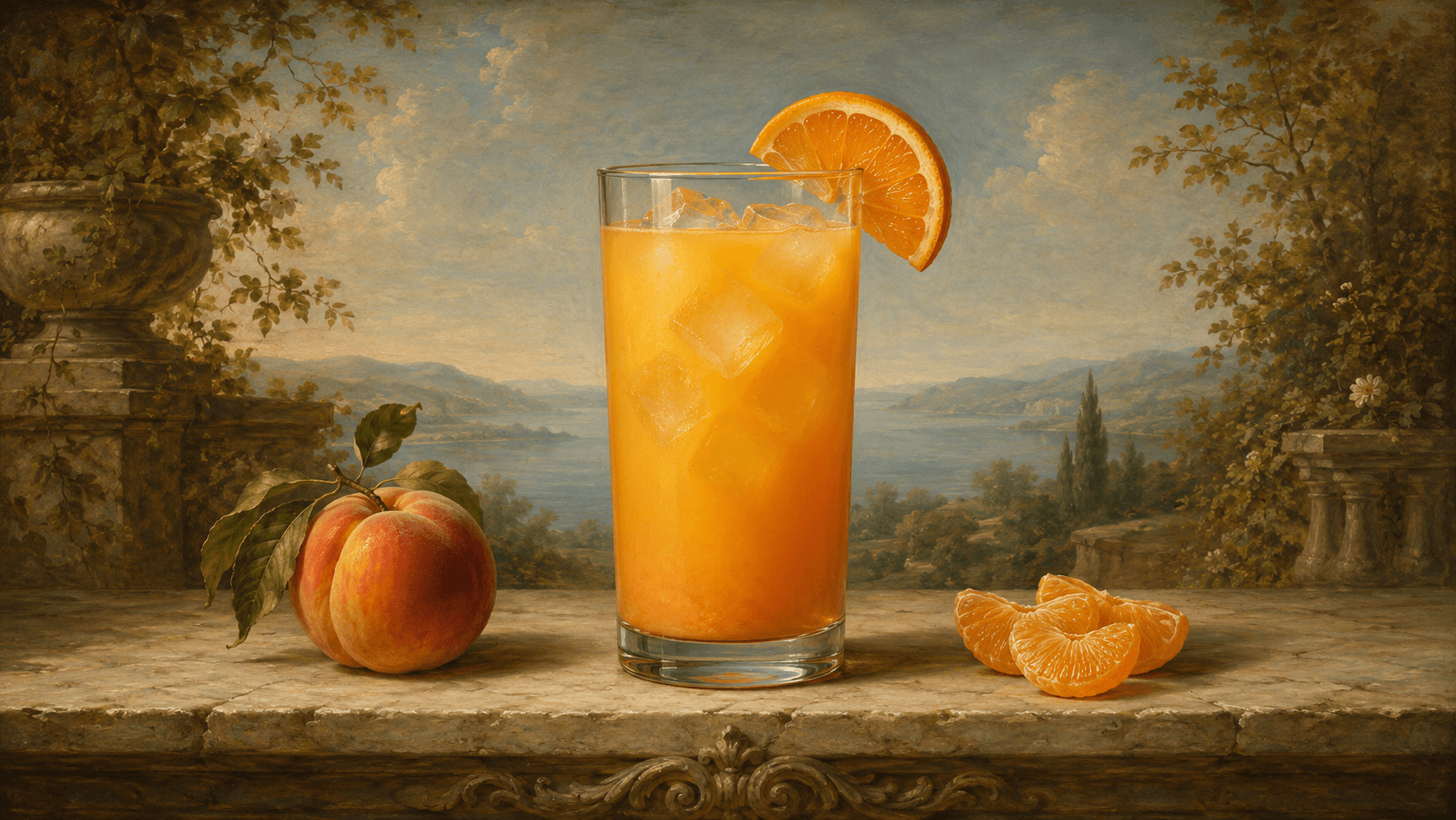 Fuzzy Navel cocktail