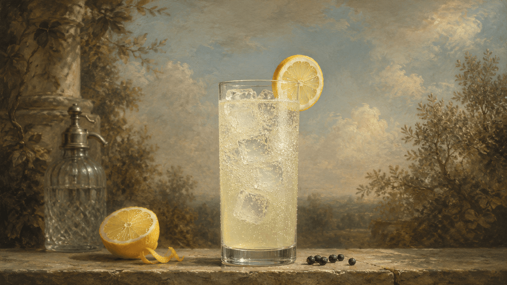 Gin Fizz cocktail