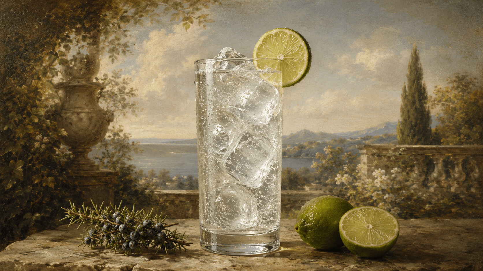 Gin Rickey cocktail