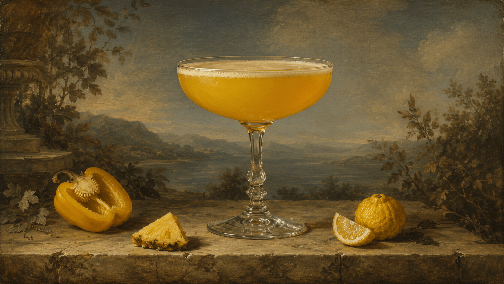 Jaune Jawn cocktail