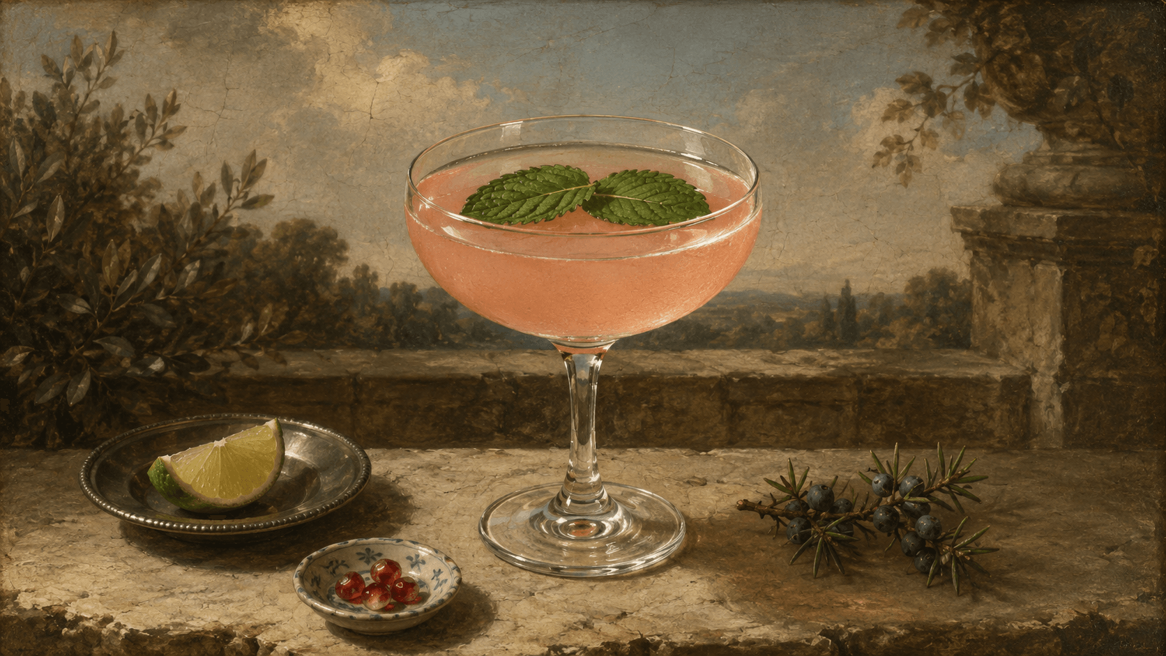 Juniperotivo cocktail