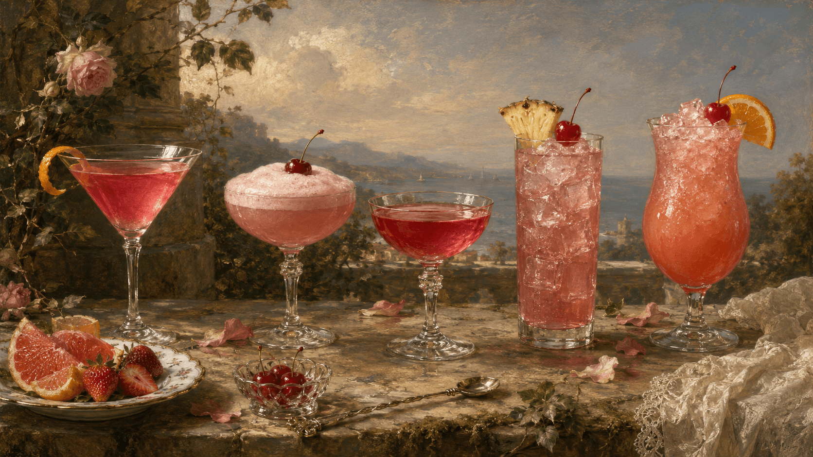 Pink Cocktails