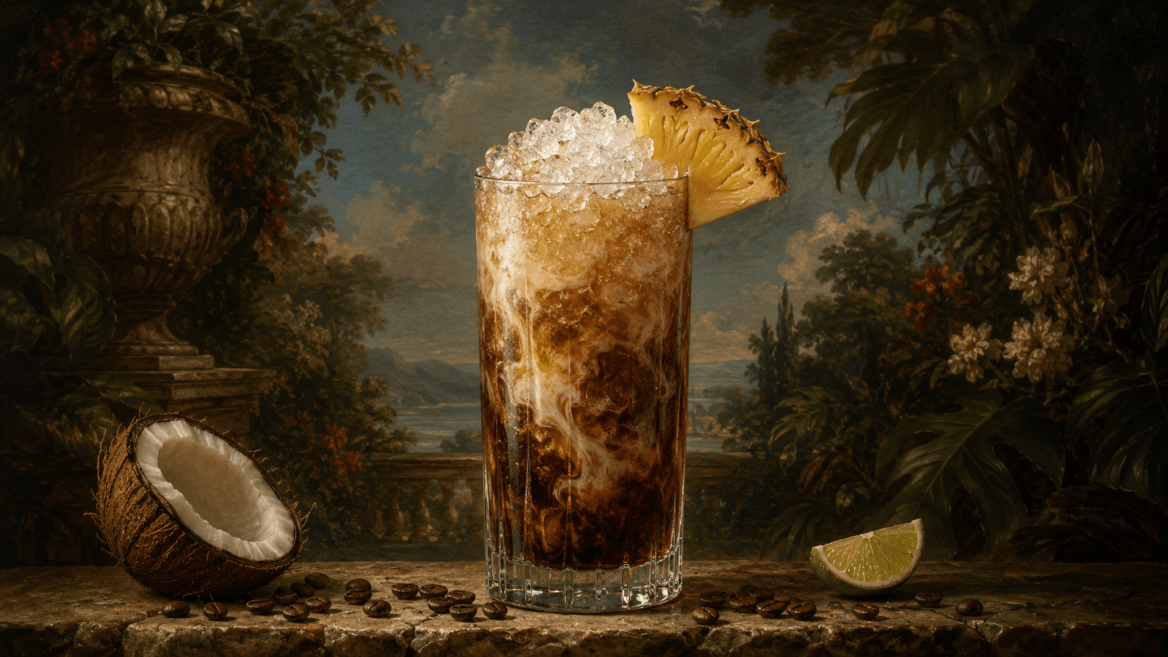 Coffee Swizzle cocktail