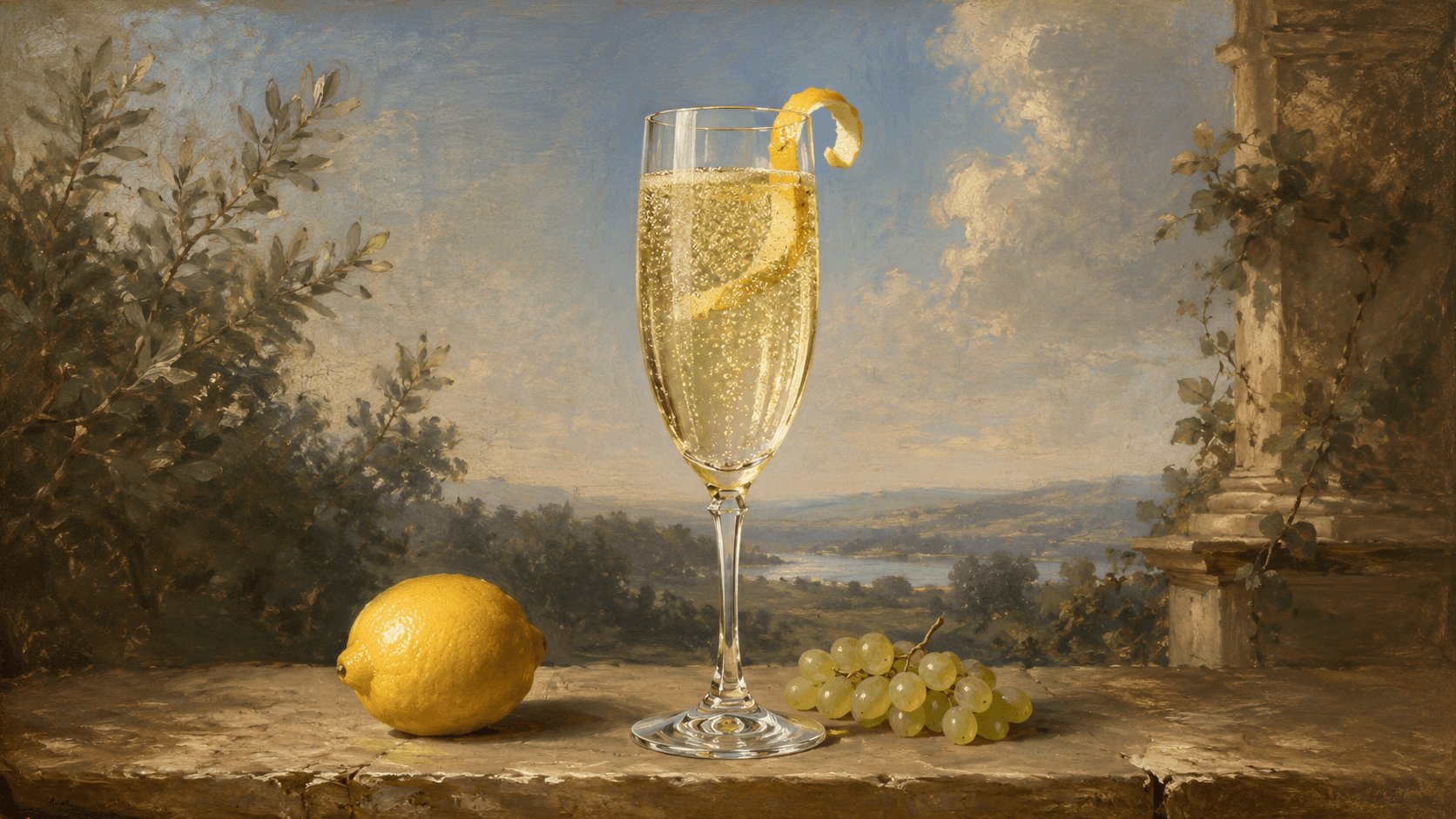 French 75 cocktail