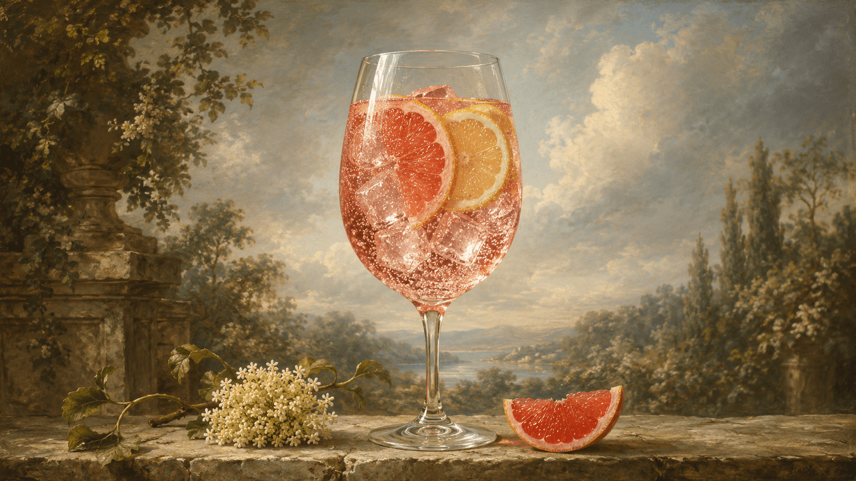 Rosé Piscine cocktail