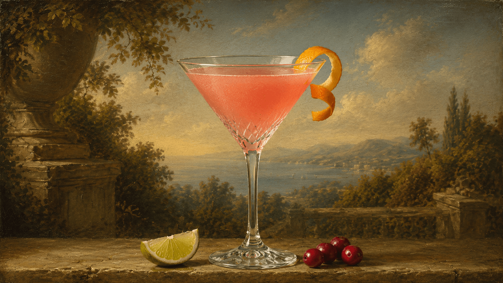 Cosmopolitan cocktail