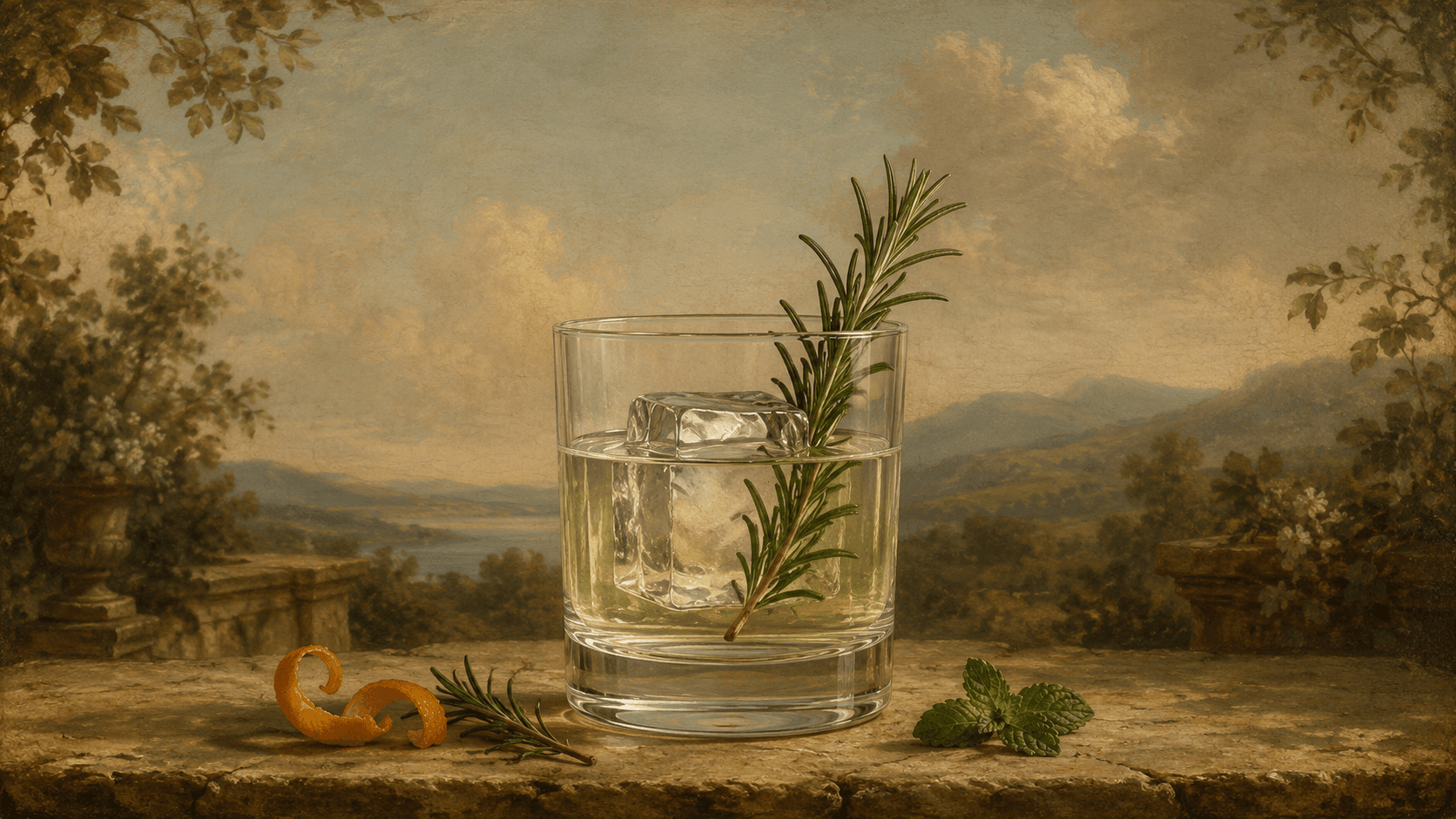 Alpine White Negroni cocktail