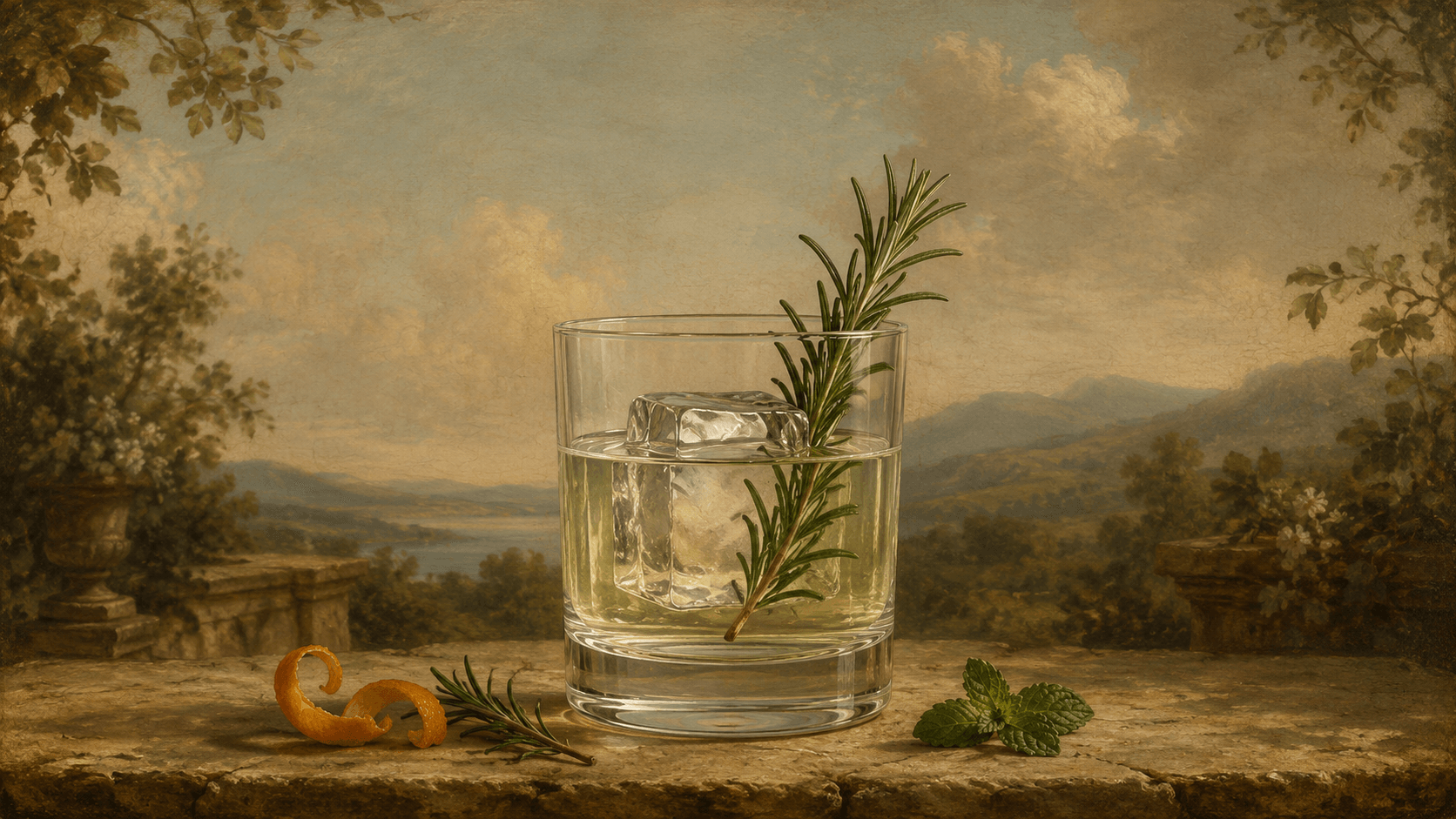 Alpine White Negroni cocktail