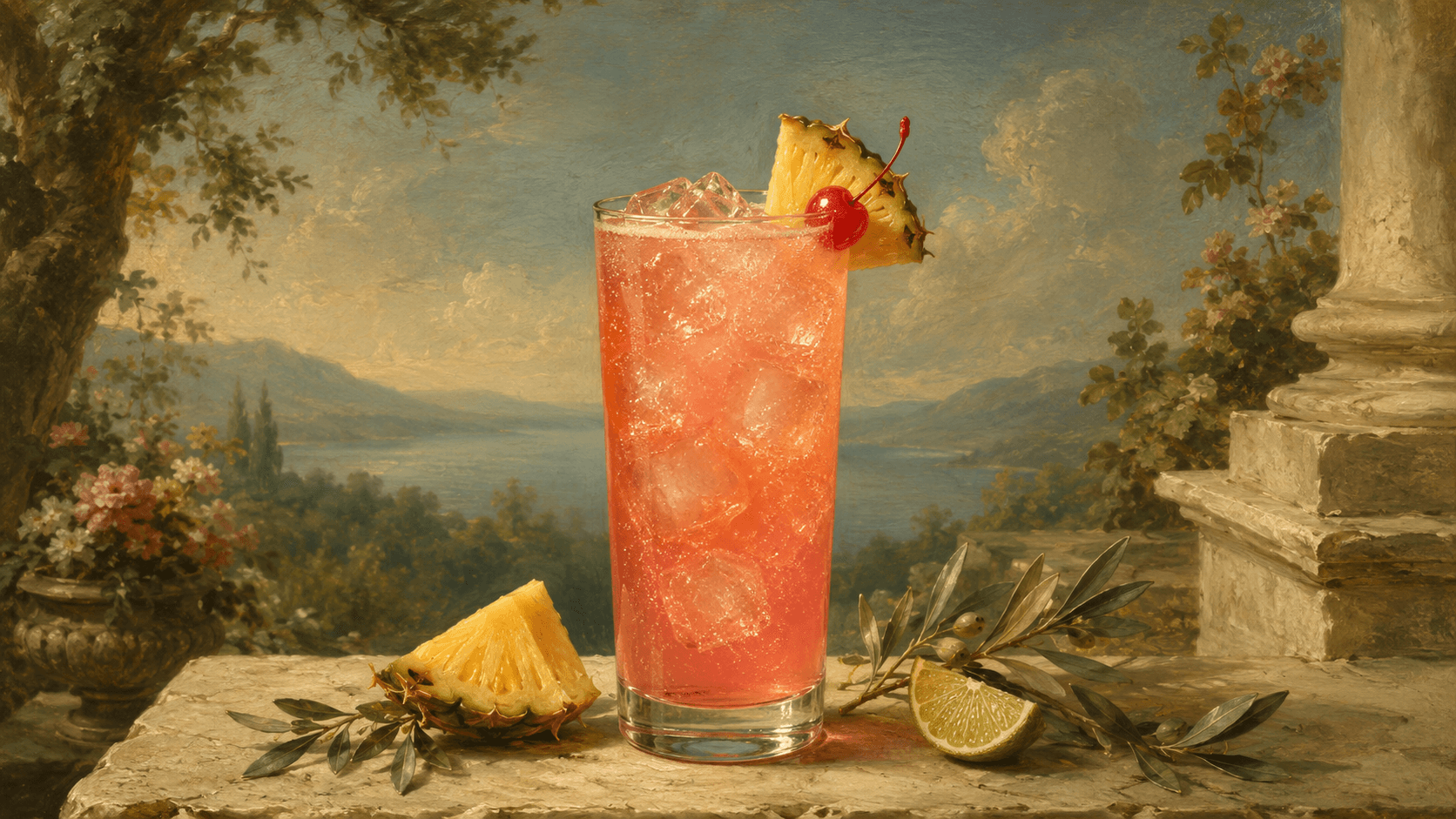 Singapore Sling cocktail