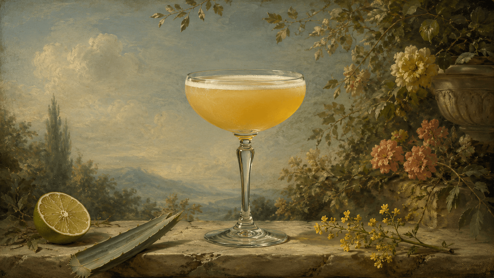 Naked & Famous cocktail