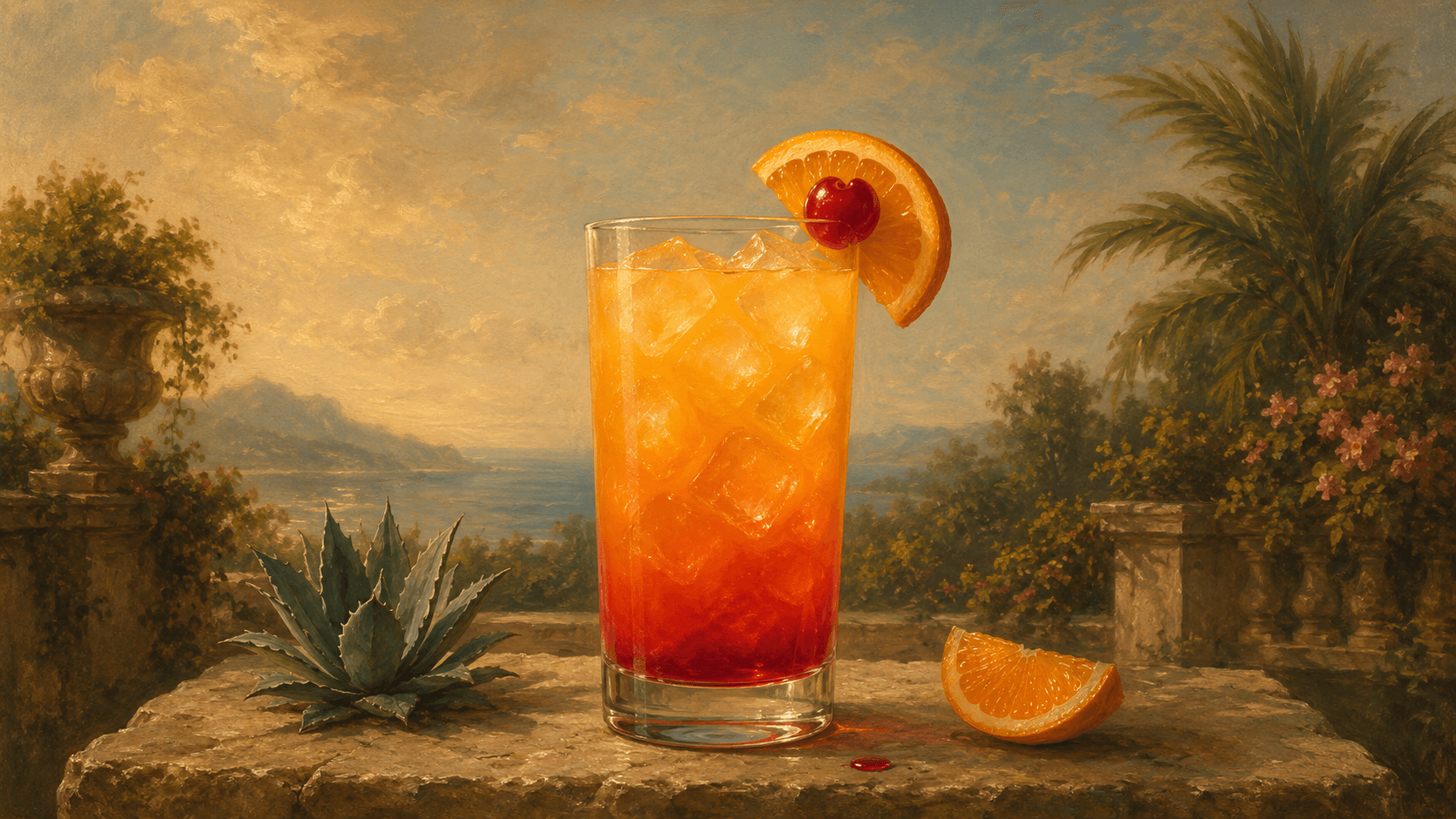 Tequila Sunrise cocktail