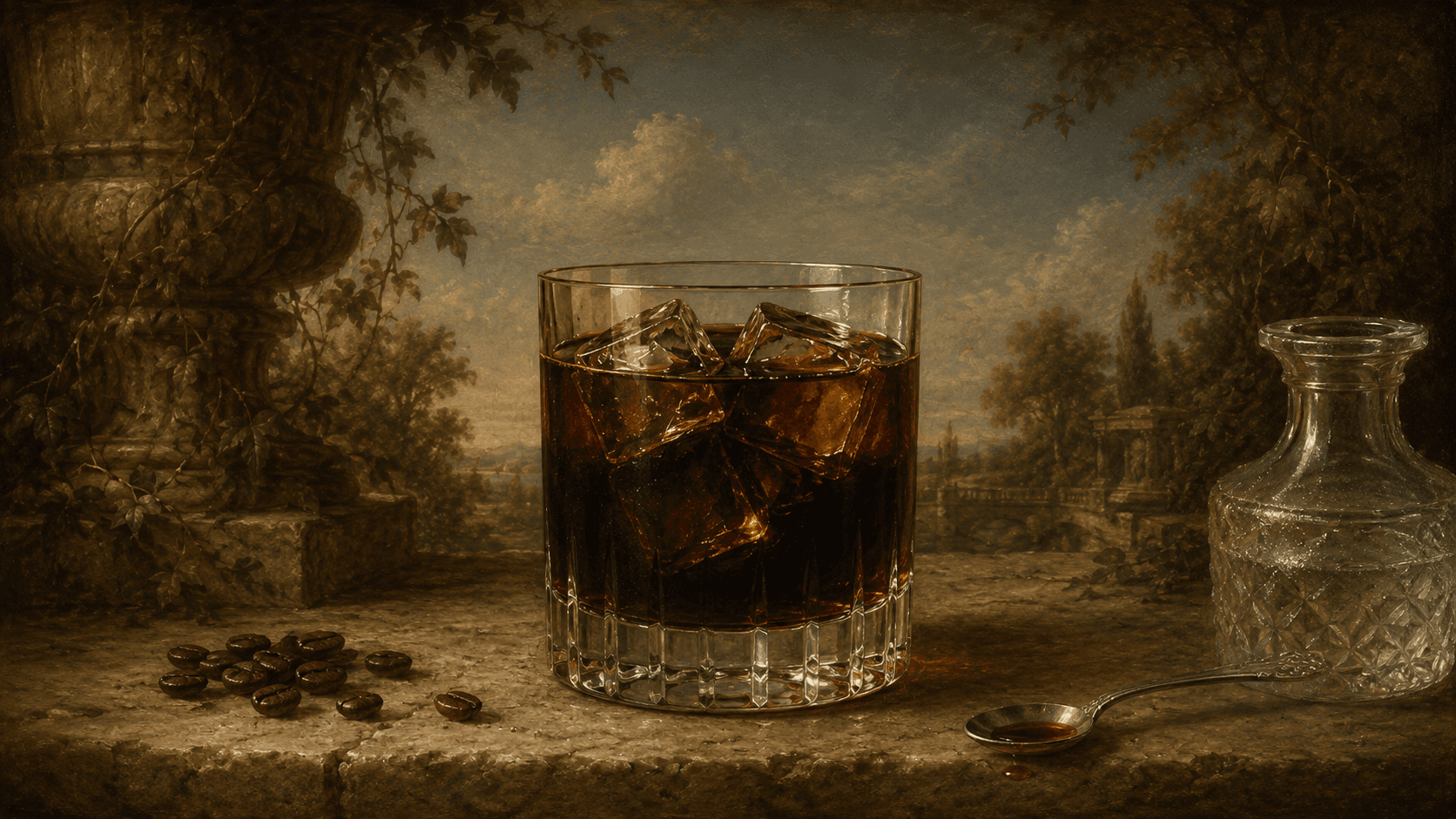 Black Russian cocktail