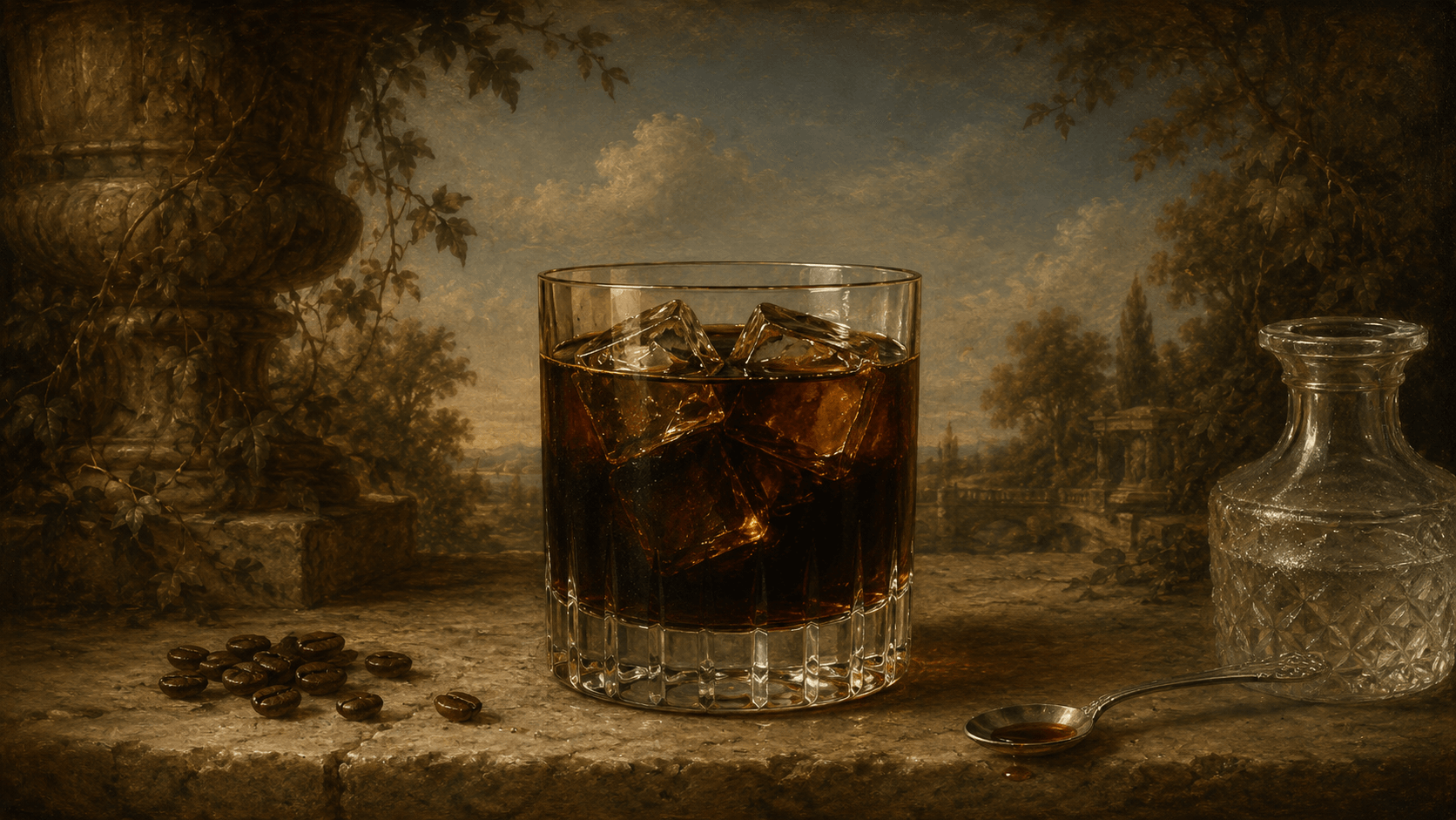 Black Russian cocktail