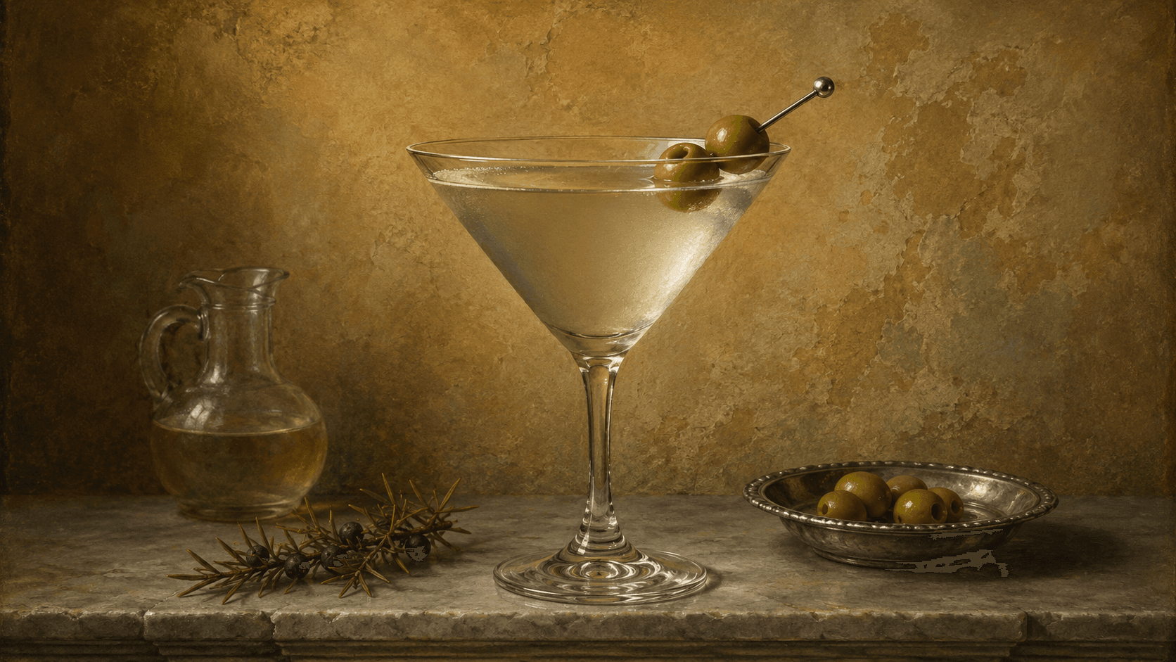 Dirty Martini cocktail