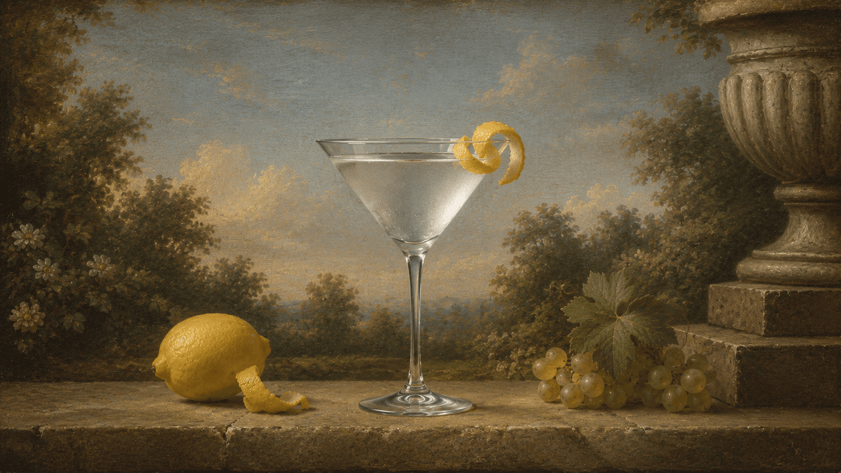 Vodka Martini cocktail