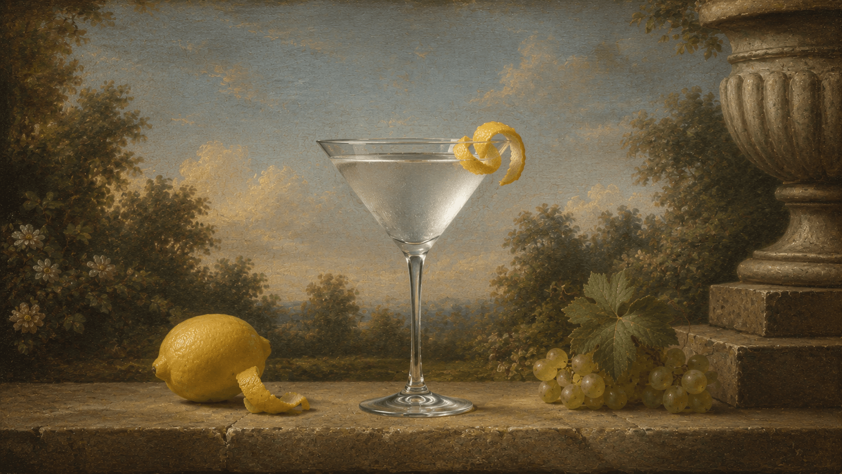 Vodka Martini cocktail
