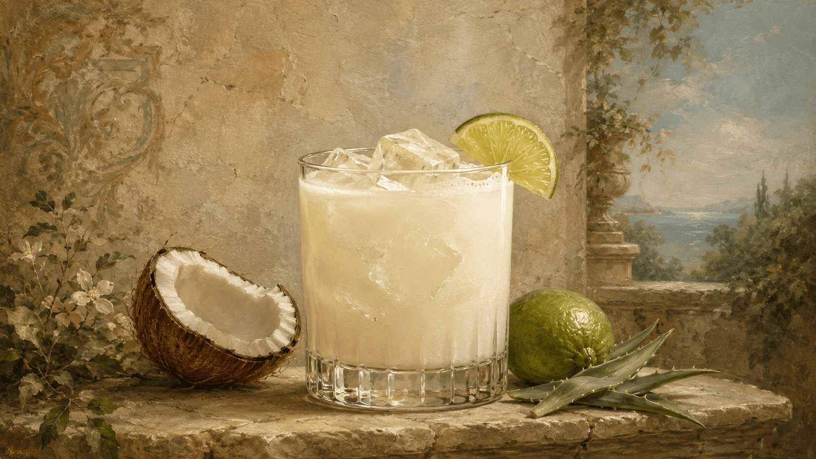 Coconut Margarita cocktail