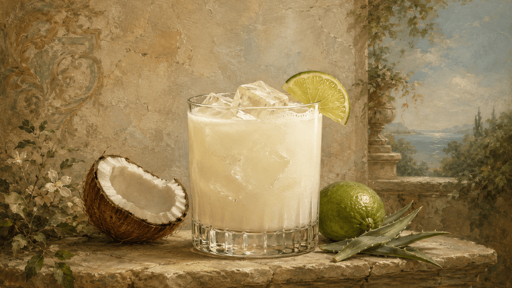 Coconut Margarita cocktail
