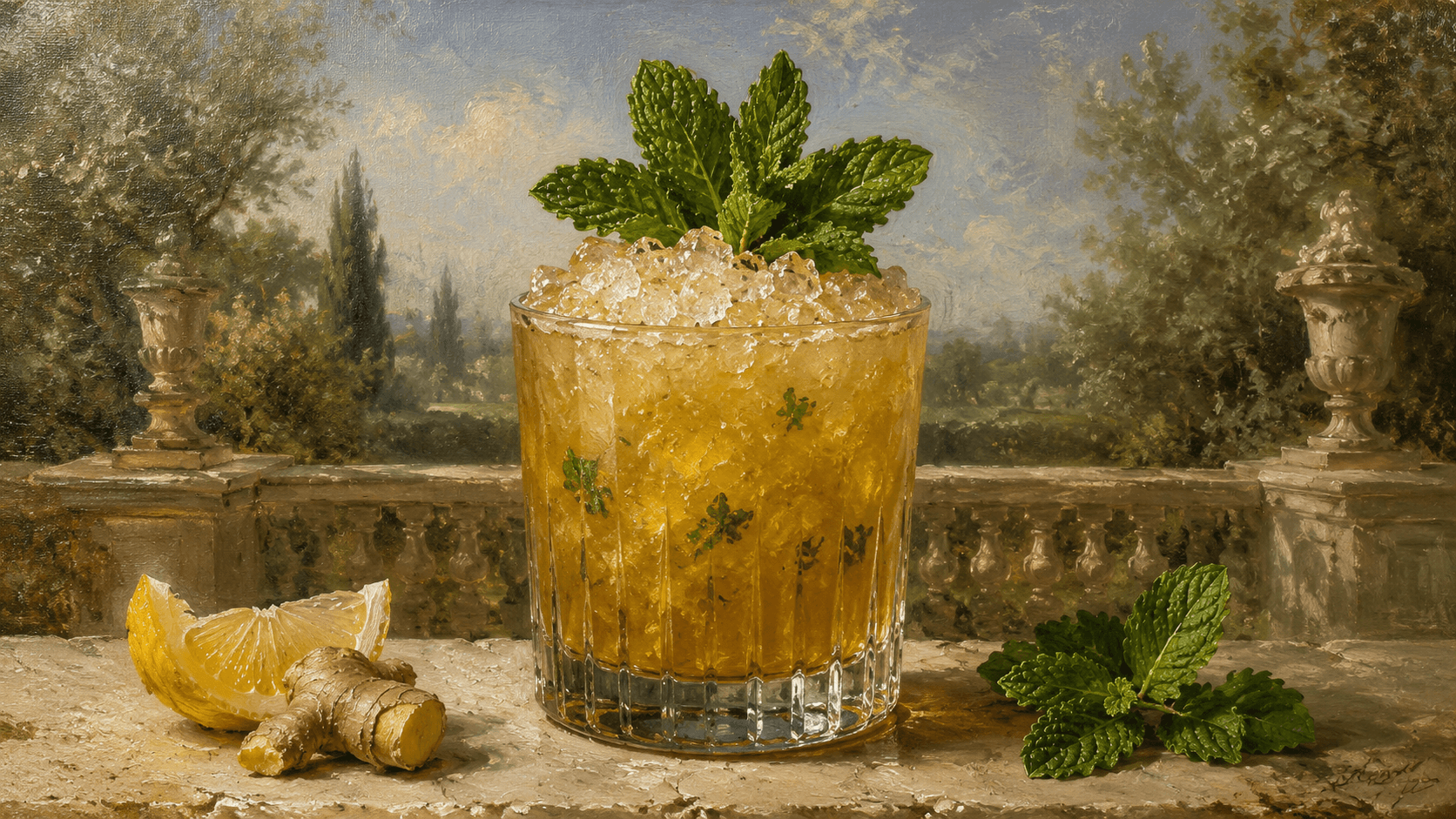 Ginger Smash cocktail